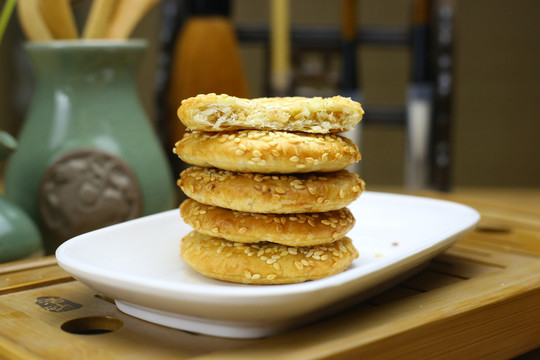 黄山烧饼薄饼实拍