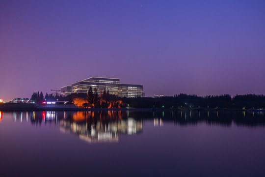北京亚洲金融大厦夜景