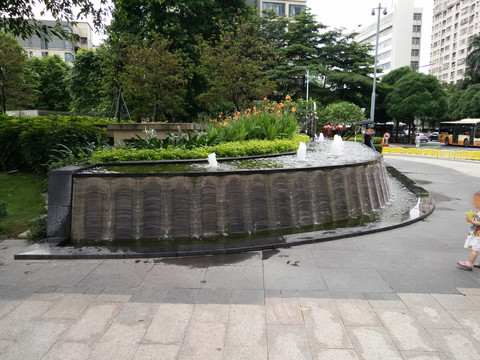 喷水池