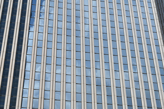 现代建筑玻璃墙面