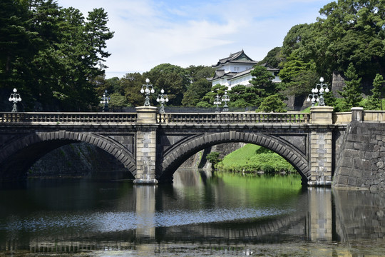 日本皇居的二重桥