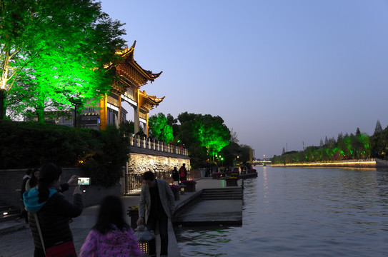 淮河夜景