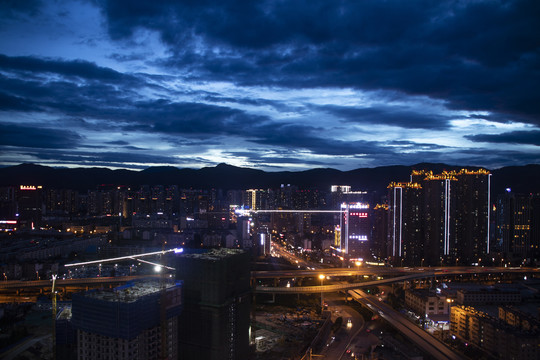 昆明城市夜景