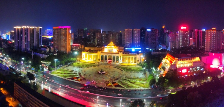 南宁民族广场夜景
