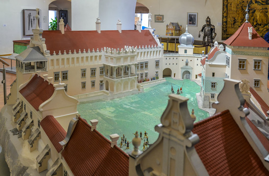白俄罗斯米尔城堡模型