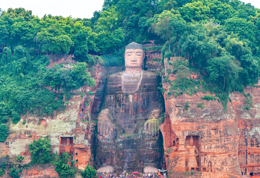 乐山大佛景区风光