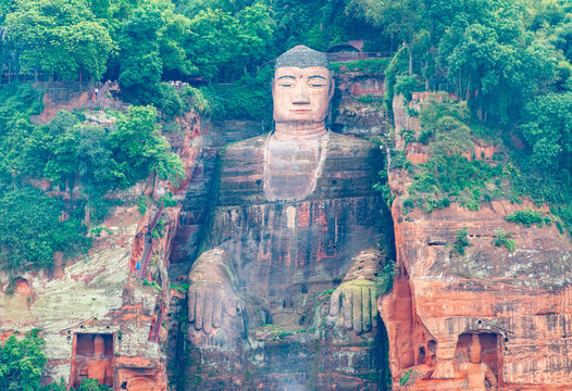 乐山大佛景区风光