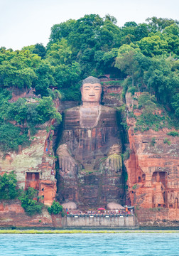 乐山大佛景区风光