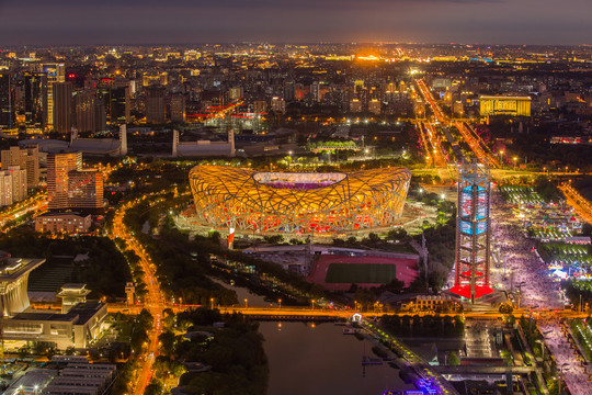 北京奥林匹克公园全景