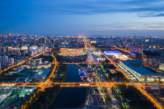 北京奥林匹克公园全景