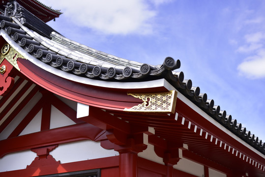 浅草寺的建筑细节