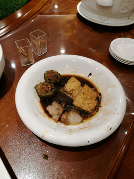 豆腐牛肉丸