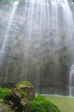 宜昌三峡大瀑布风景区夏日风光