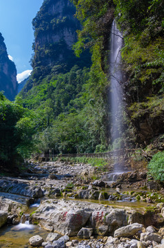 宜昌三峡竹海风景区夏日风光