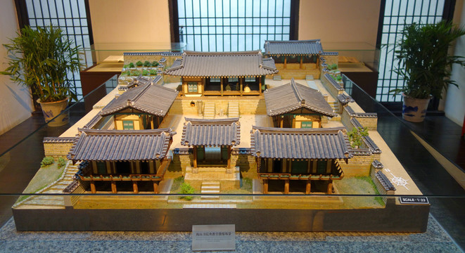 岳麓书院典教学微缩场景