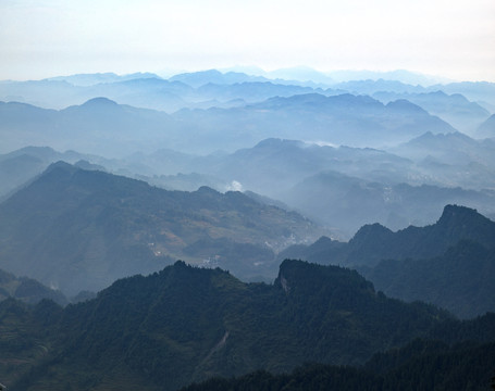 摩围山风光