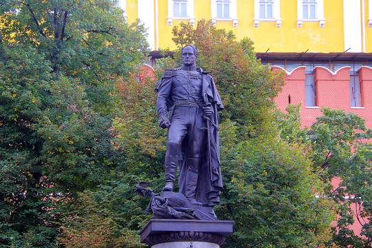 莫斯科红场亚历山大一世雕像