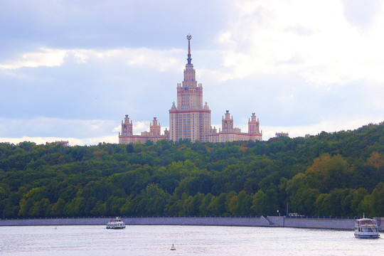俄罗斯莫斯科国立大学莫斯科河
