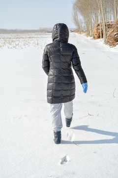 东北雪地