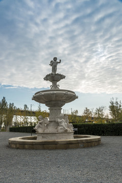 欧式喷泉柱