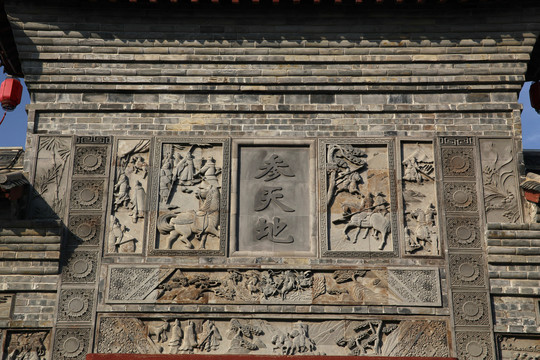 古文化浮雕影壁