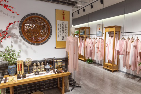 中国风时尚服装店