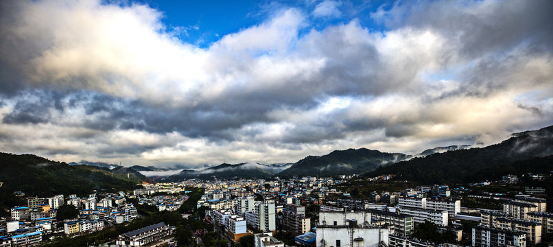 江城县城风光