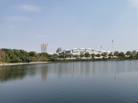 南昌大学湖景