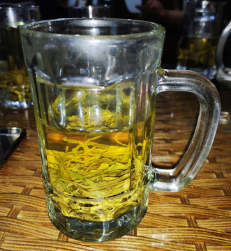 素茶玻璃杯
