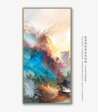抽象油画