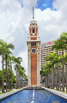 香港钟楼喷泉