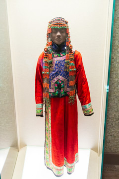 上海博物馆清代蒙古族妇女盛装