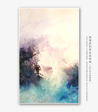 抽象油画