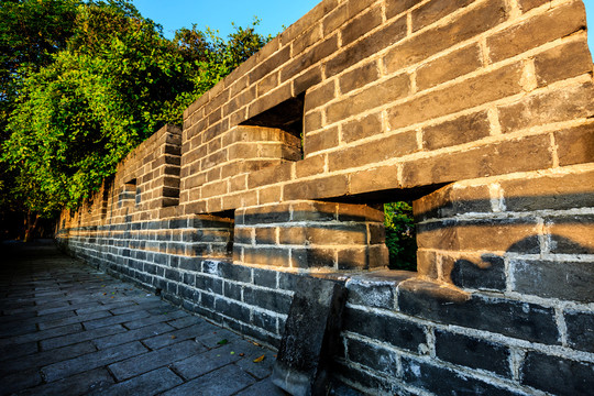 广州越秀公园古城墙