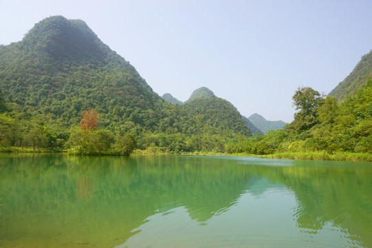 荔波小七孔上己定湖