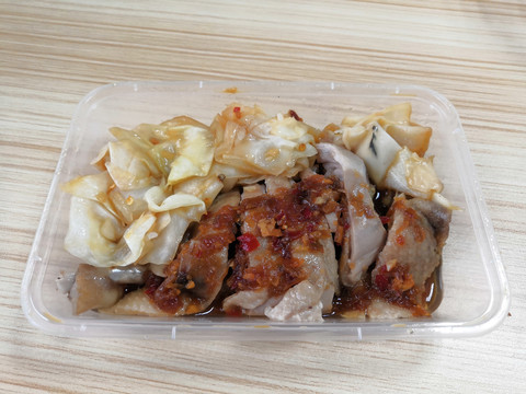 白切鸭烧鸭饭