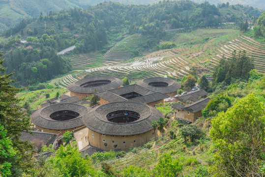 福建漳州田螺坑土楼