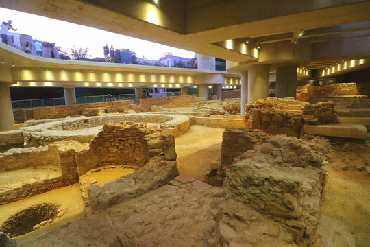 雅典卫城博物馆地下遗址遗迹