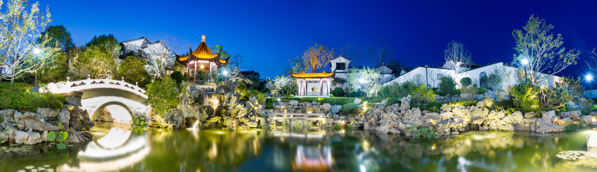 天泰桃花源造景