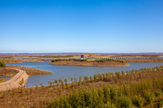 吉林嫩江湾湿地公园风光摄影