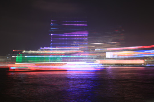 上海陆家嘴夜景