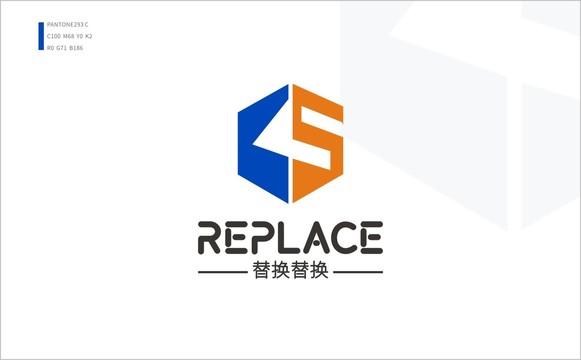 几何形logo