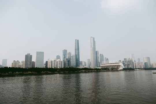 现代城市风光建筑群