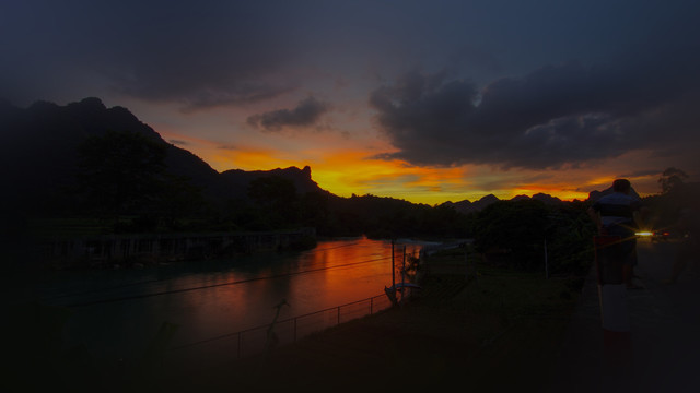 夕阳风景