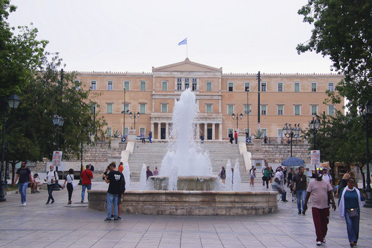 雅典国会大厦广场新古典主义
