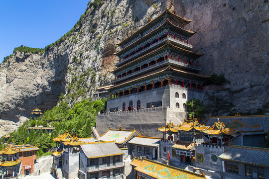 晋中介休绵山风景区大罗宫