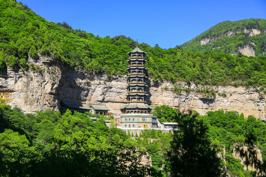 晋中介休绵山风景区灵应塔