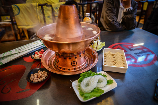 老北京传统铜火锅