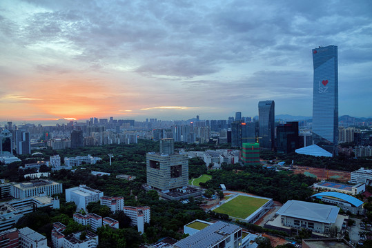 深圳南山汉京中心城市风光