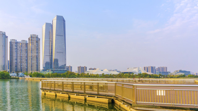 梅溪湖畔建筑美